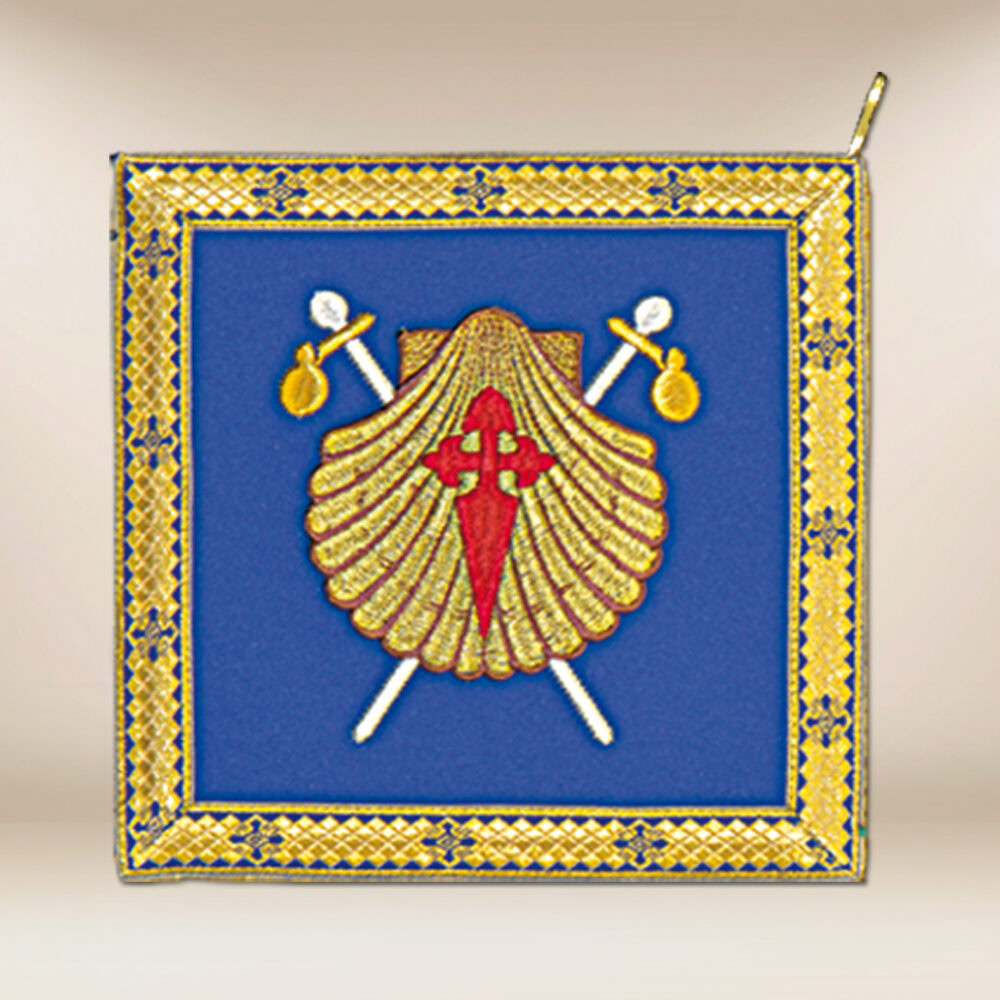 Bursa haftowana "Muszle Św. Jakuba"