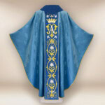 Ornat liturgiczny haftowany maryjny