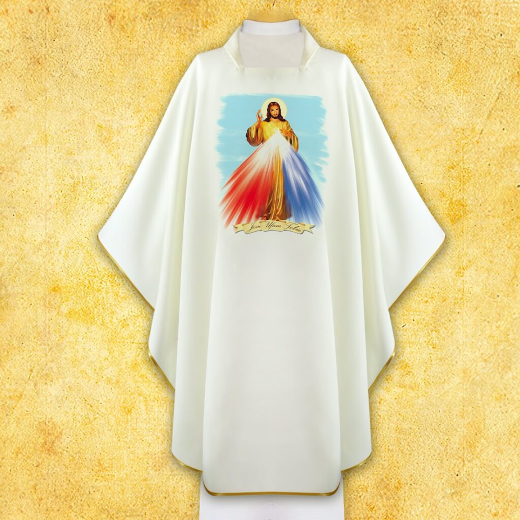 Ornat z wizerunkiem Jezus Miłosierny