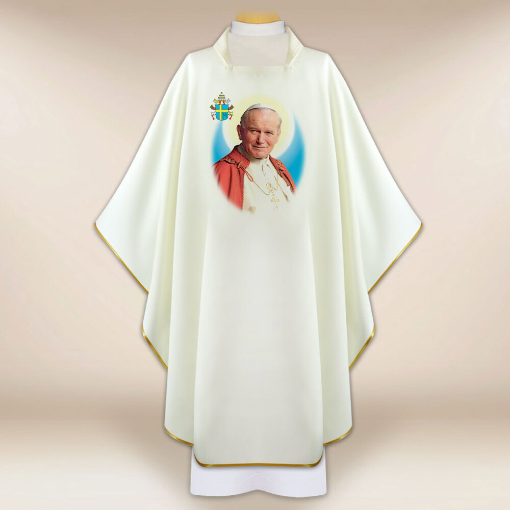 Ornat z wizerunkiem Św. Jan Paweł II
