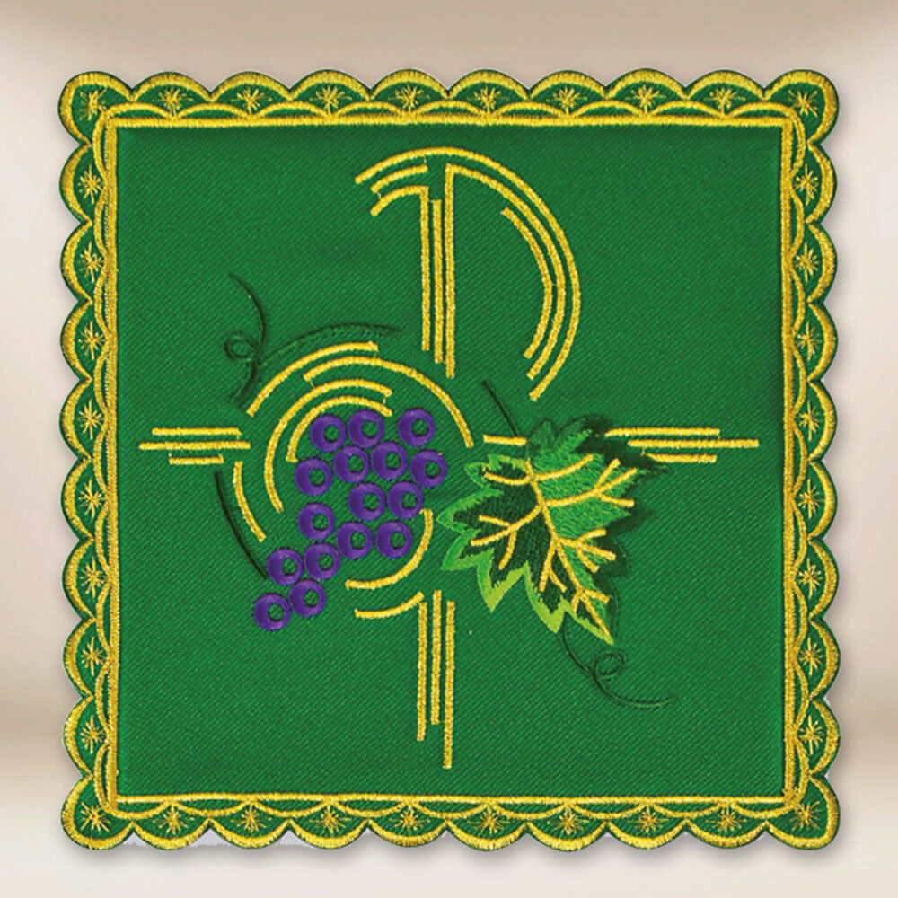 Palka haftowana czerwona