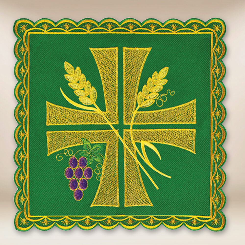 Palka haftowana czerwona