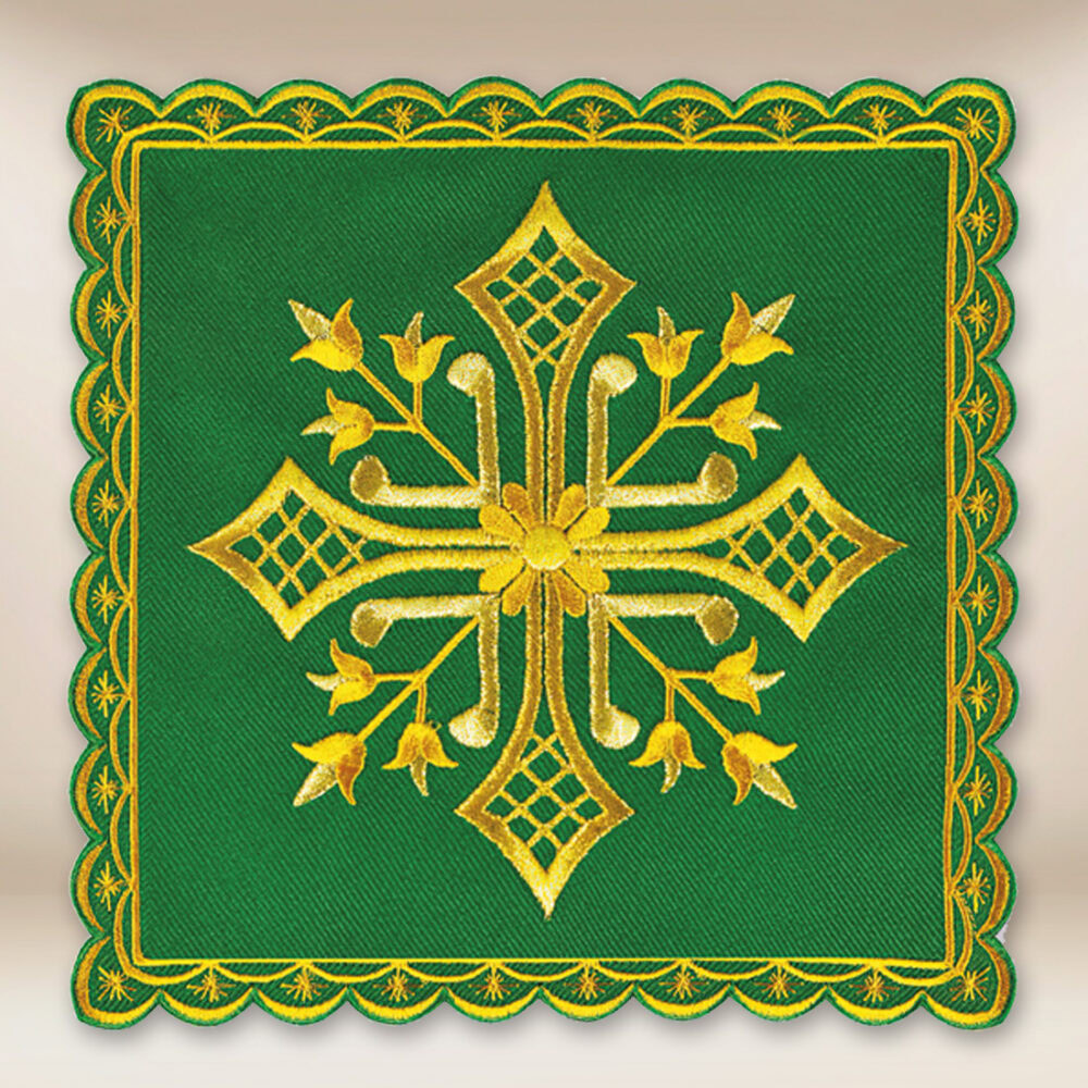 Palka haftowana czerwona