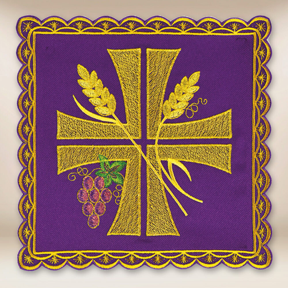 Palka haftowana czerwona