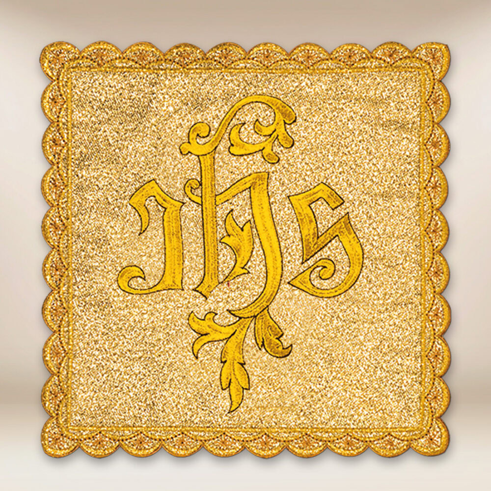 Palka haftowana czerwona