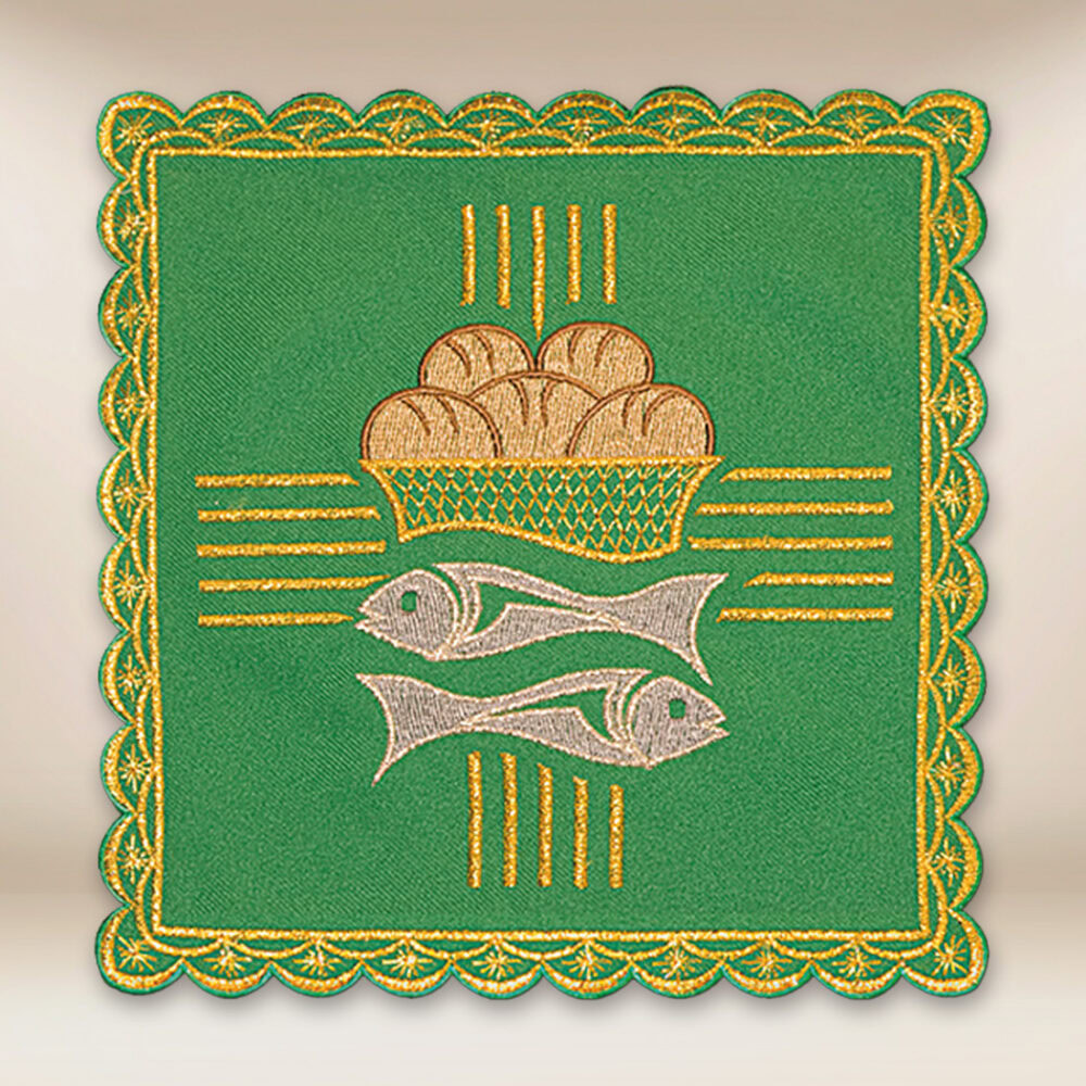 Palka haftowana czerwona