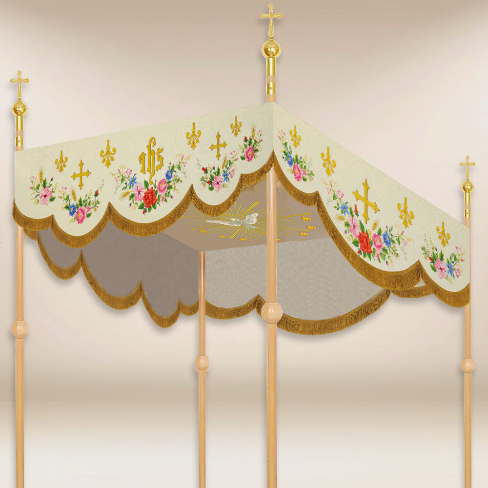 Palka haftowana czerwona