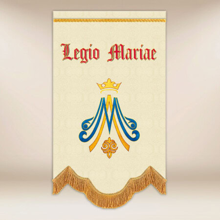 Mini chorągwie haftowana dwustronnie „Św.  Józef”