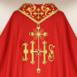 Ornat haftowany „Sacra Flora” ecru