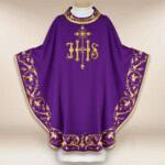 Ornat haftowany „Sacra Flora” ecru