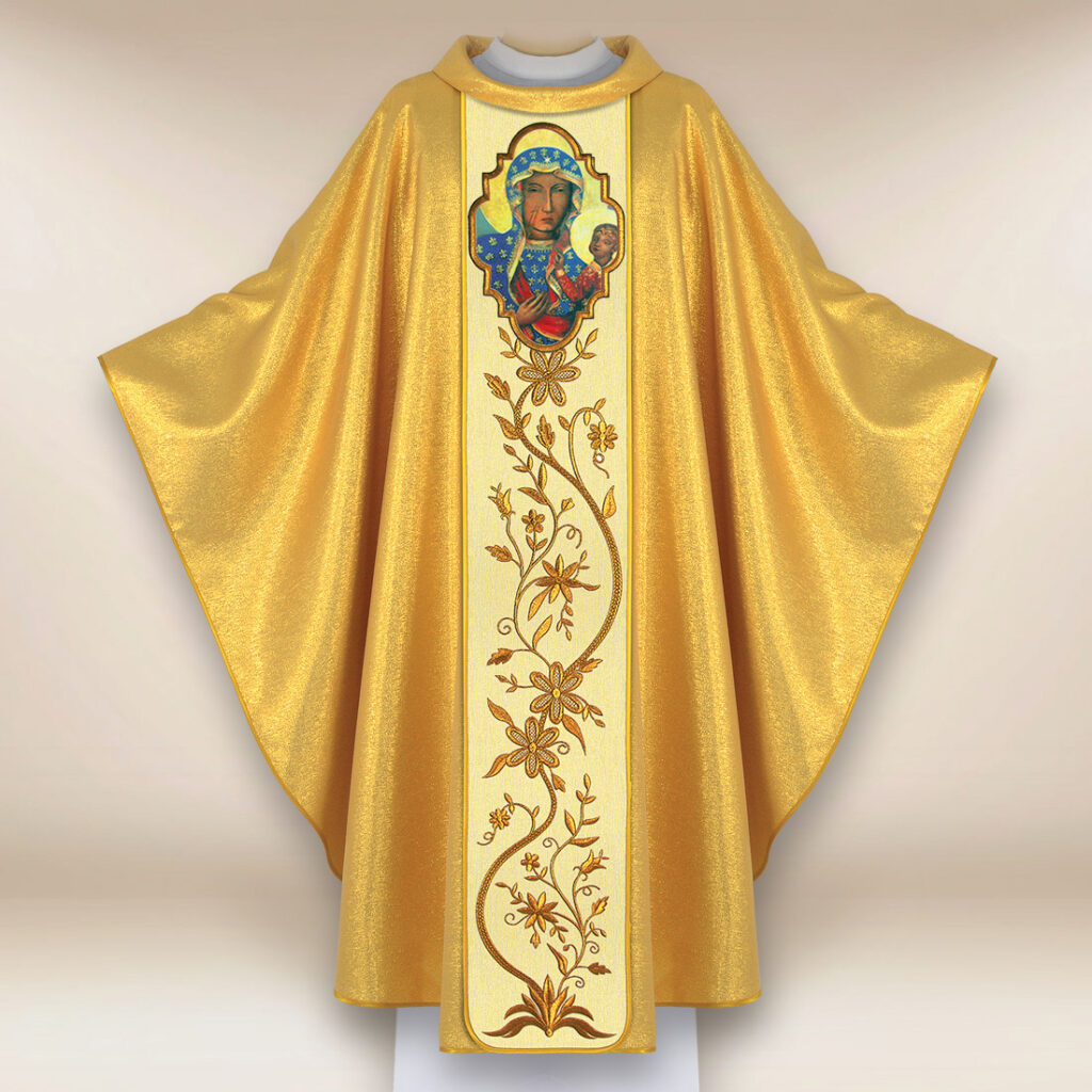 Ornat z wizerunkiem Matka Boża Częstochowska