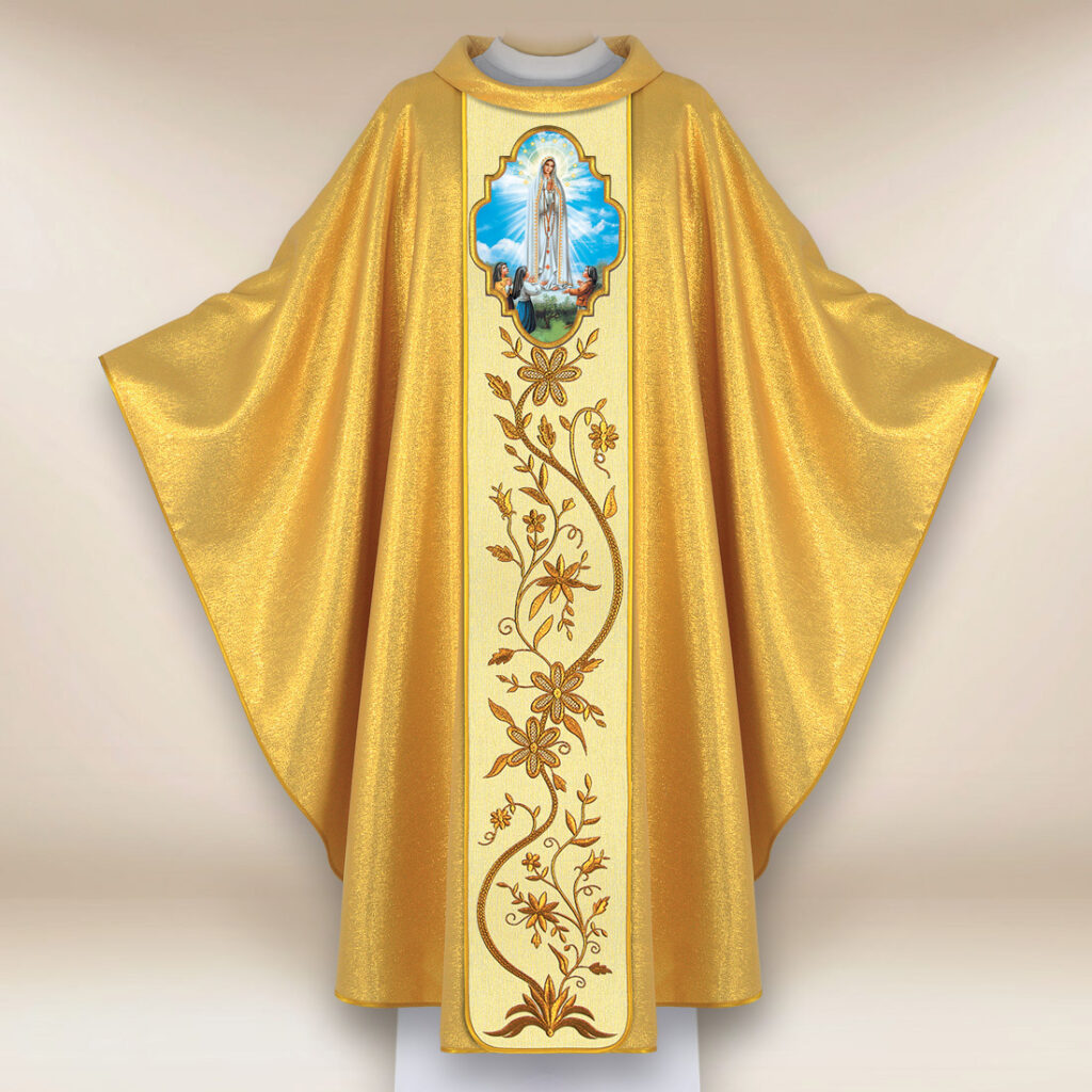 Ornat z wizerunkiem Matka Boża Fatimska