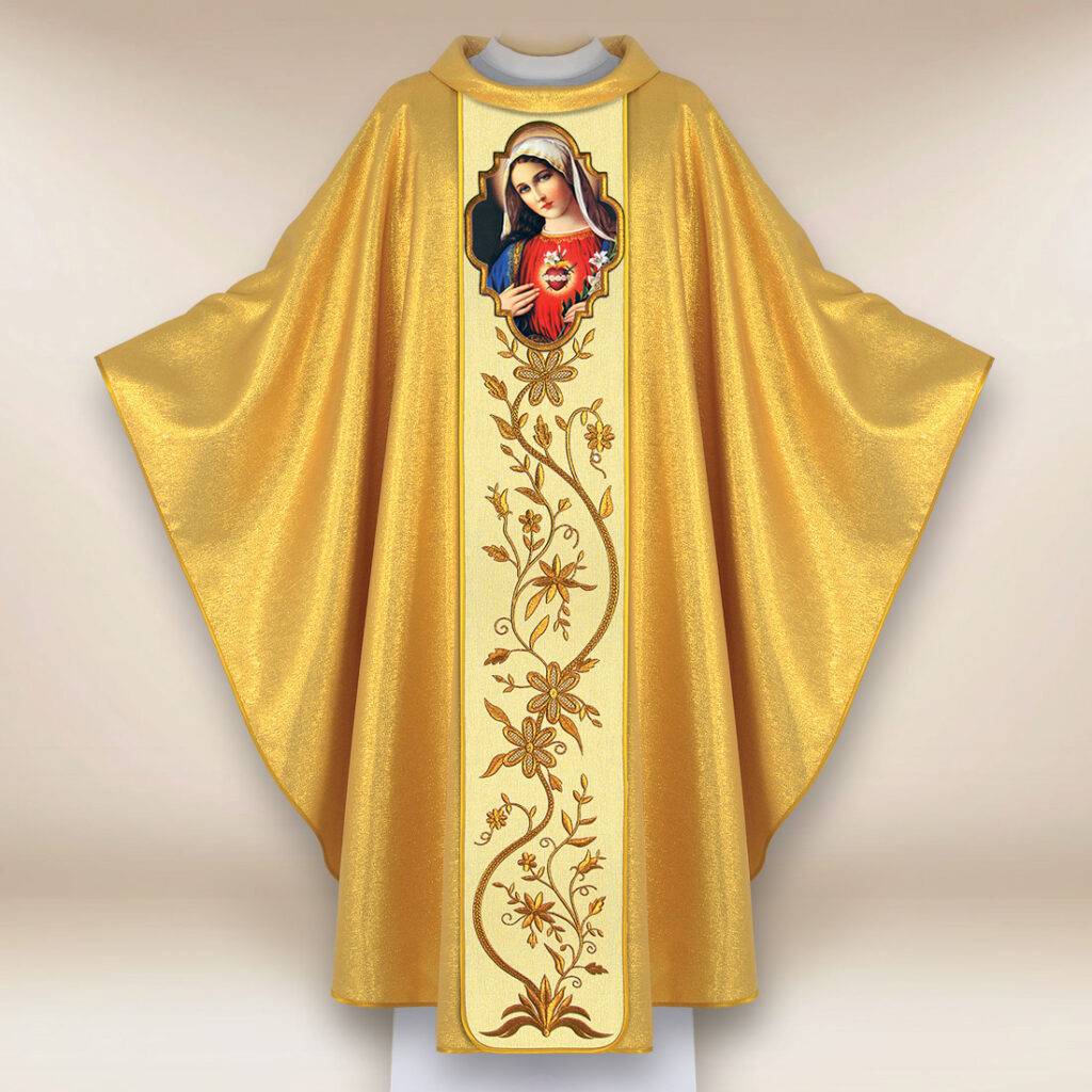 Ornat z wizerunkiem Serce Maryi