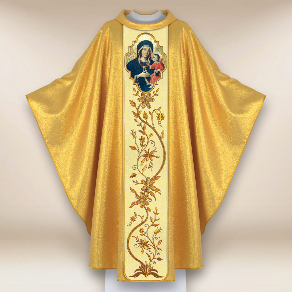 Ornat z wizerunkiem Matka Boża Gietrzwałdzka