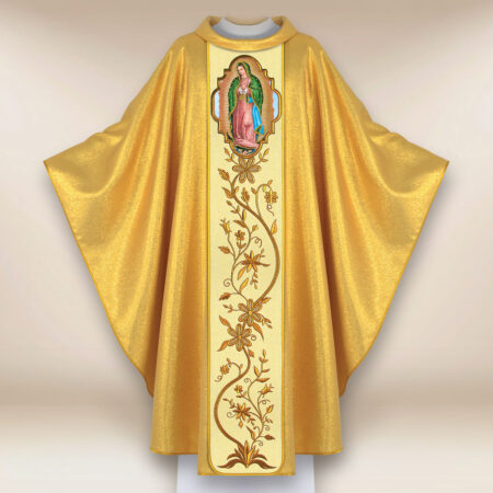 Ornat haftowany z wizerunkiem fotograficznym „Matka Boska Z Guadelupe”