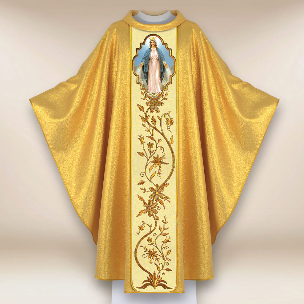 Ornat z wizerunkiem Matka Boża Niepokalana