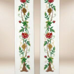 Stuła haftowana „IHS z Różami”