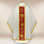 Ornat haftowany „Classico Bianco”
