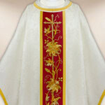 Ornat haftowany „Classico Bianco”