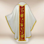 Ornat haftowany „Classico Bianco”