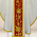 Ornat haftowany „Classico Bianco”