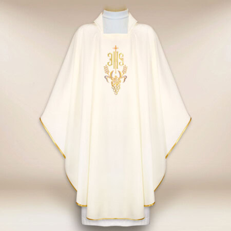 Ornat haftowany "IHS"