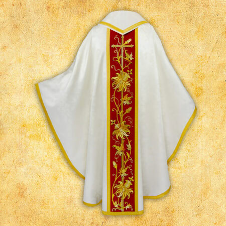 Ornat haftowany "Classico Bianco"