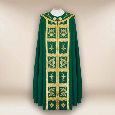 Kapa haftowana „Brillante Verde”