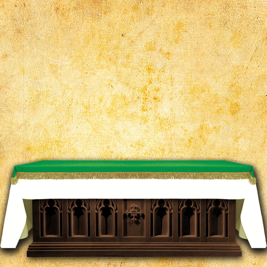 Nakrycie na ołtarz z elany - Czerwone