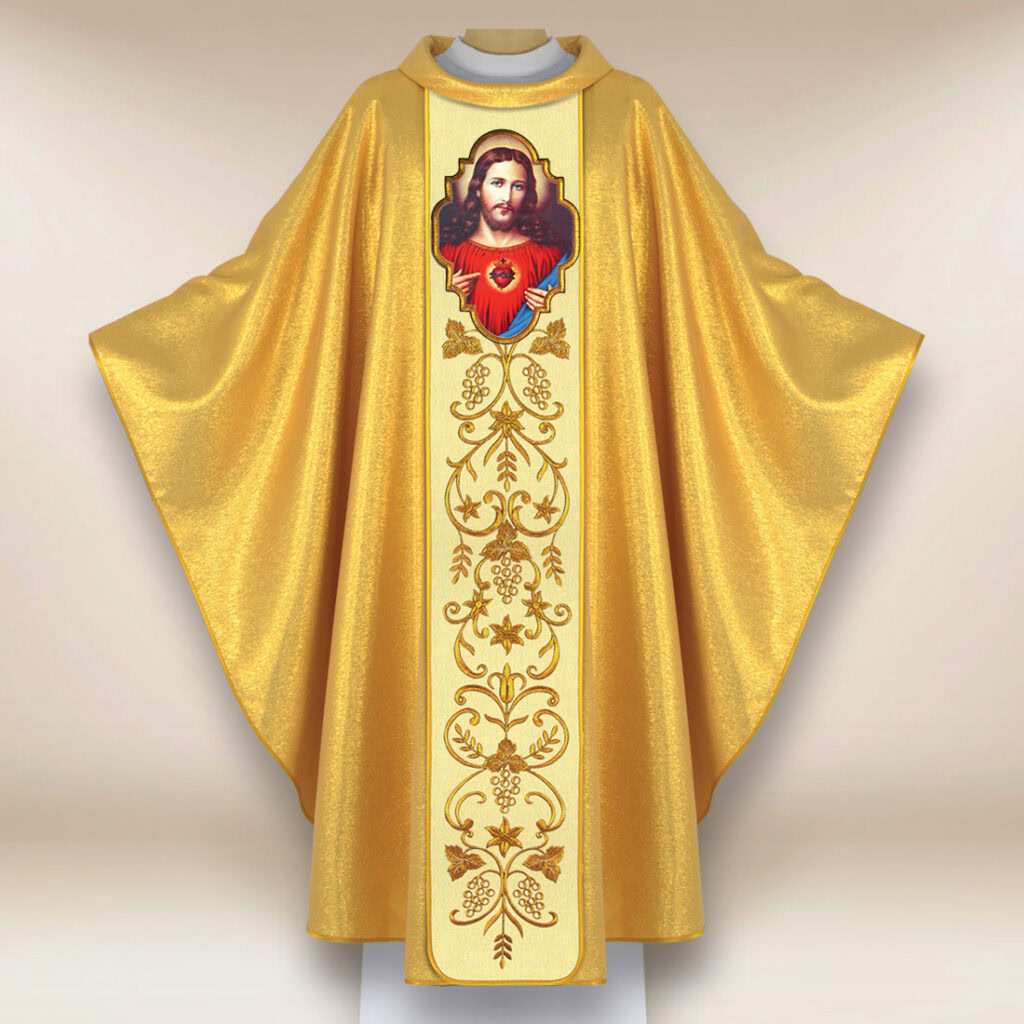 Ornat z wizerunkiem Serce Jezusa