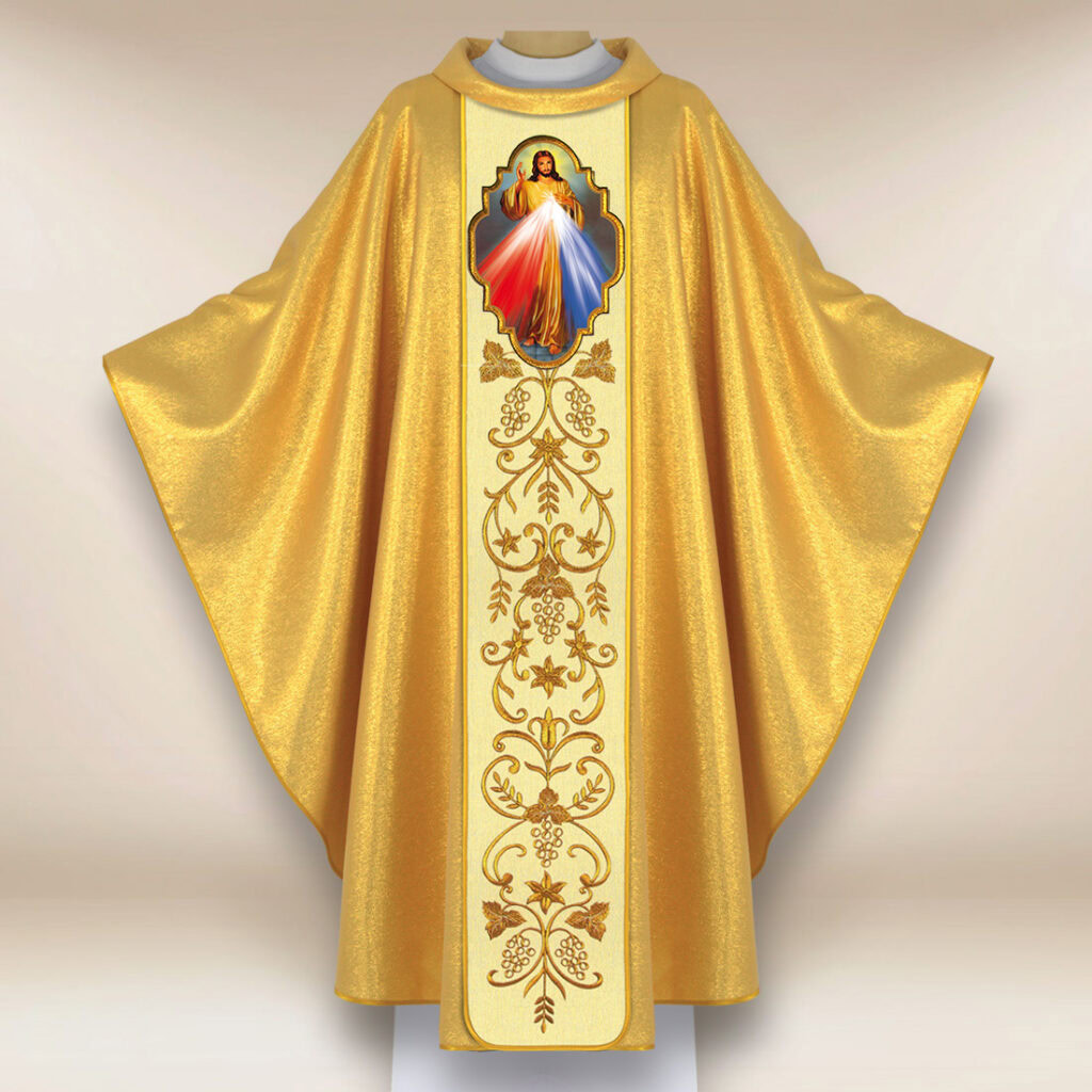 Ornat z wizerunkiem Jezus Miłosierny
