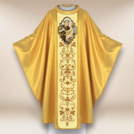 (product) Ornat haftowany z wizerunkiem fotograficznym „Św. Antoni”