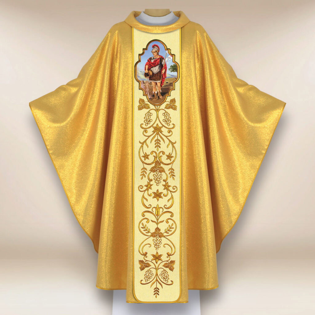 Ornat z wizerunkiem Św. Florian