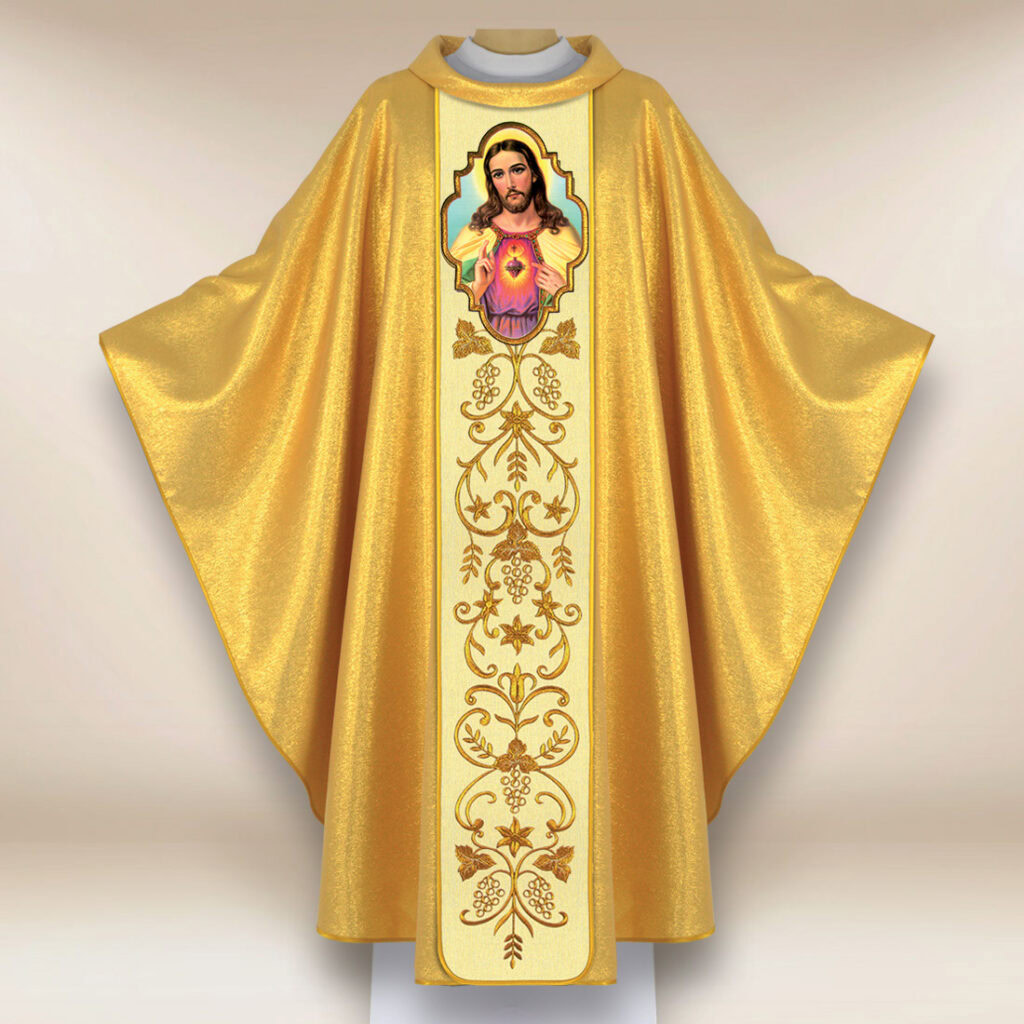 Ornat z wizerunkiem Serce Jezusa
