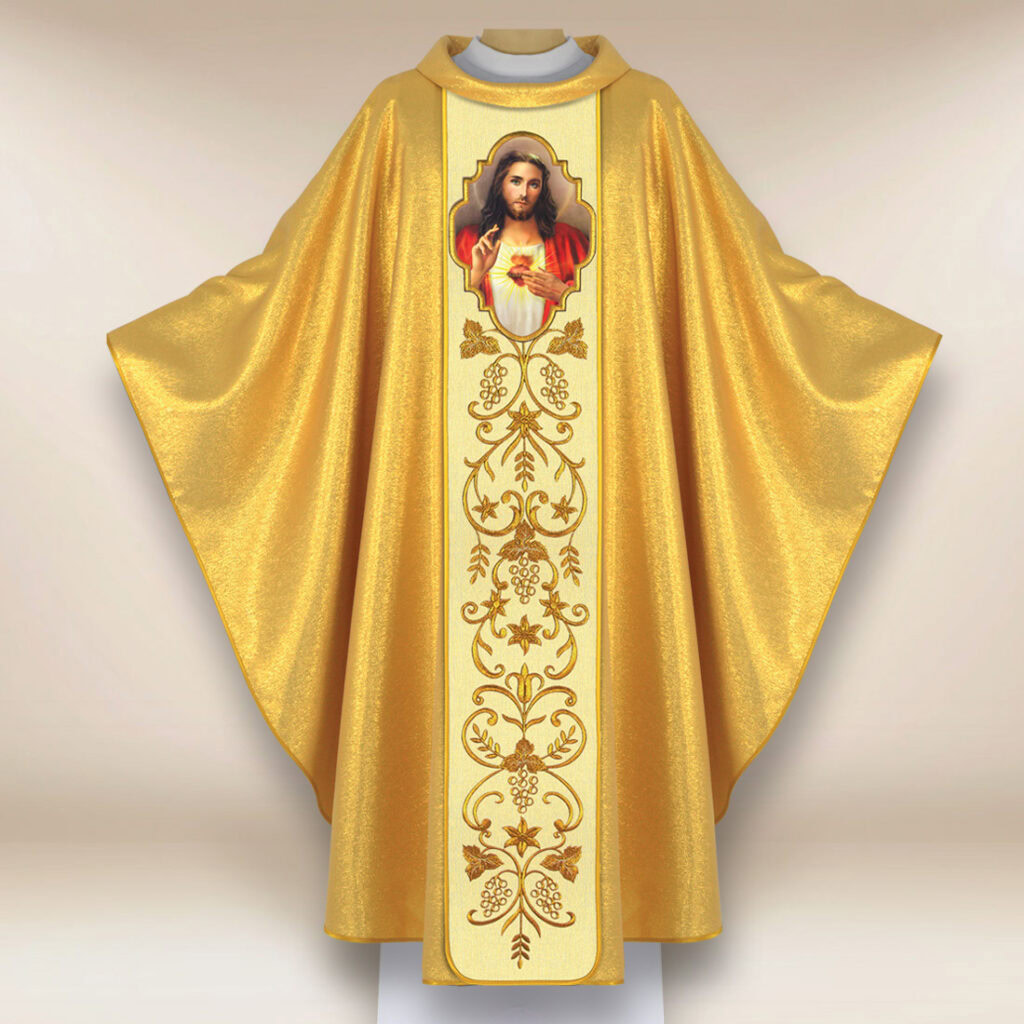 Ornat z wizerunkiem Serce Jezusa