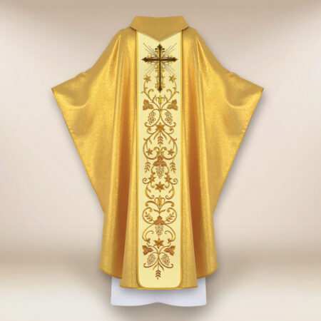 Ornat haftowany z wizerunkiem  fotograficznym „Rodzina Ulmów”