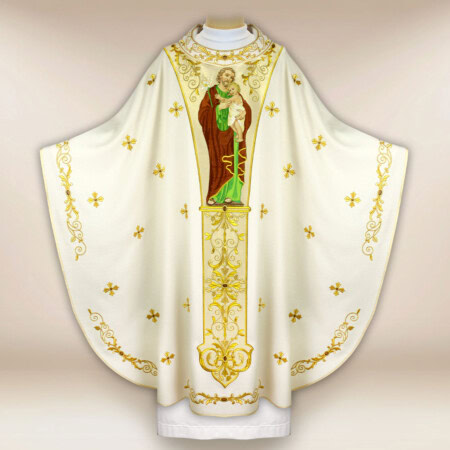 Ornat haftowany z wizerunkiem "Św. Józefa"