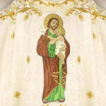 Ornat haftowany z wizerunkiem “Św. Józefa”