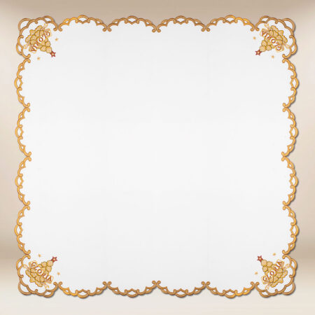 Serwetka haftowana „Złota Gloria” 110x110