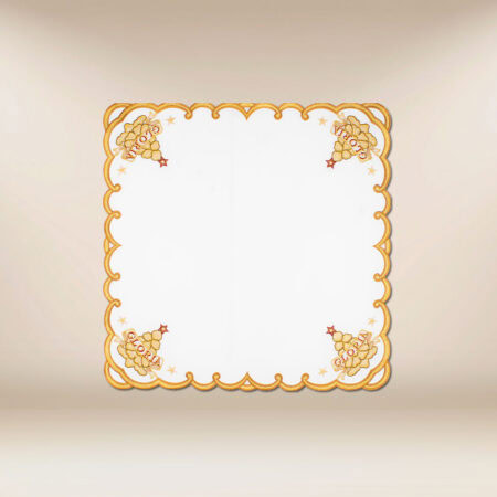 Serwetka haftowana "Złota Gloria" 45x45