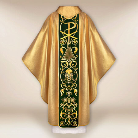 Ornat z haftowanym pasem pluszowym „Baranek”