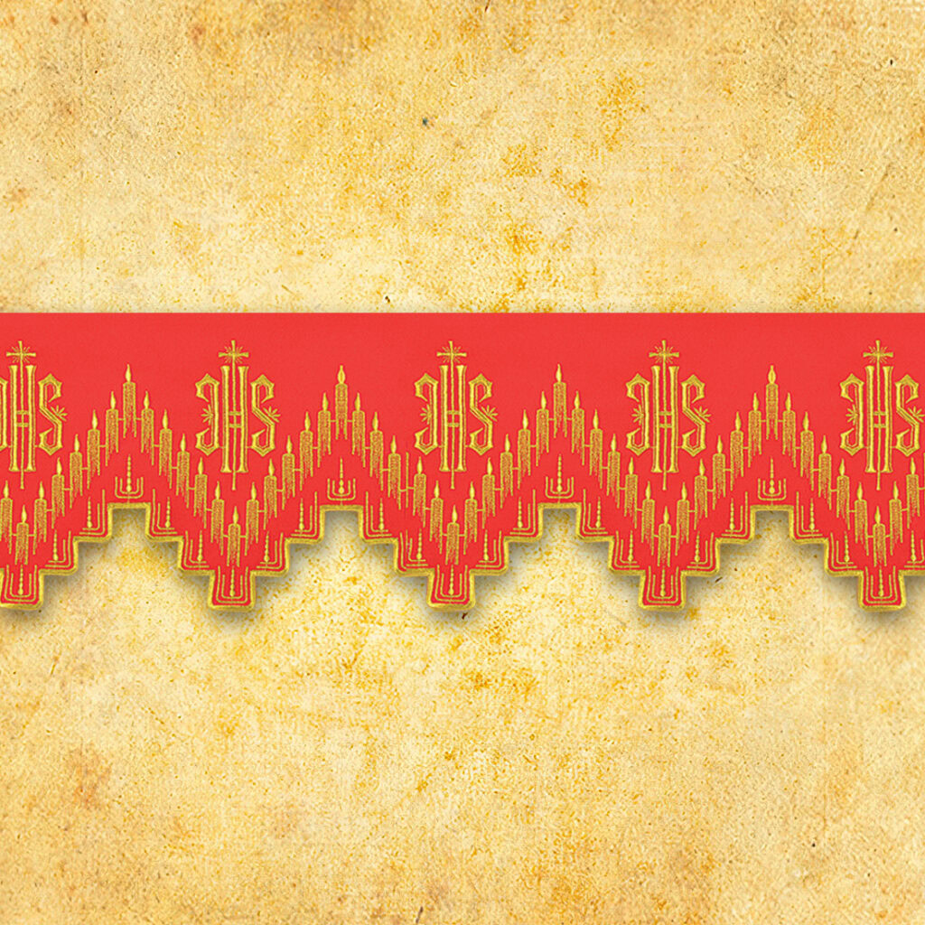 Koronka haftowana czerwona 5,90m
  wyprzedaż