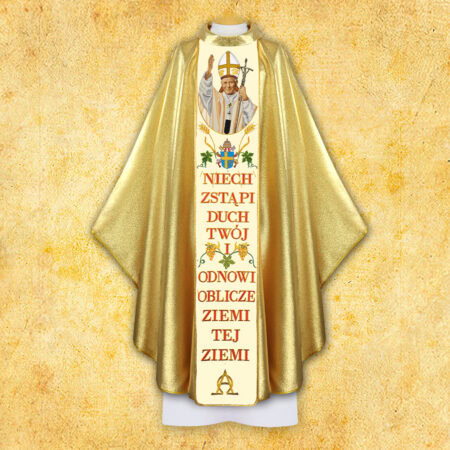 Ornat Haftowany "św. Jan Paweł II" WYPRZEDAŻ