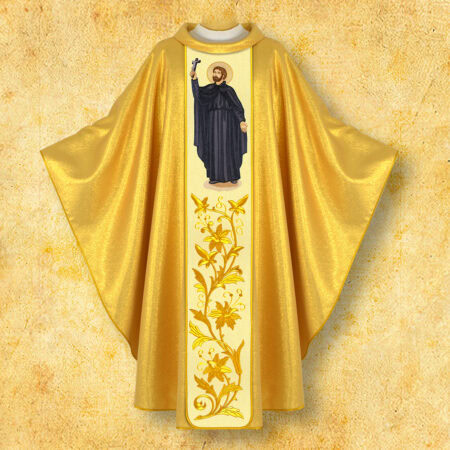 Ornat z wizerunkiem haftowanym “Św. Ksawery” WYPRZEDAŻ