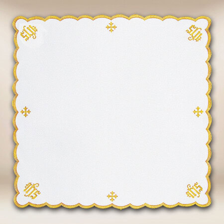 Serwetka haftowana "Katedralny" złota 95x95