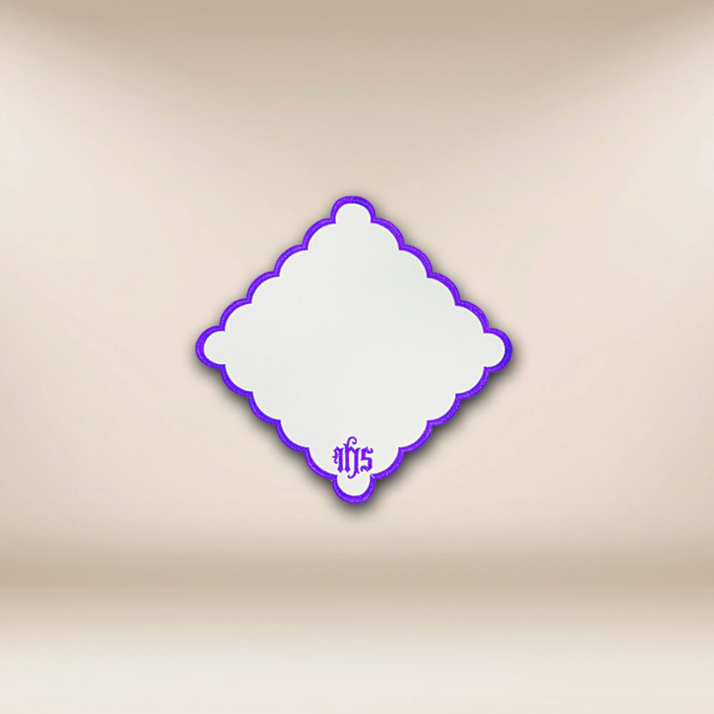 Serwetka haftowana „Katedralny” zielona  45×45