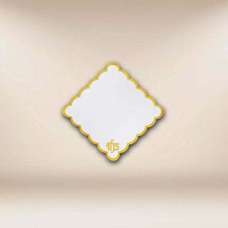 Serwetka haftowana "Katedralny" złota 32x32