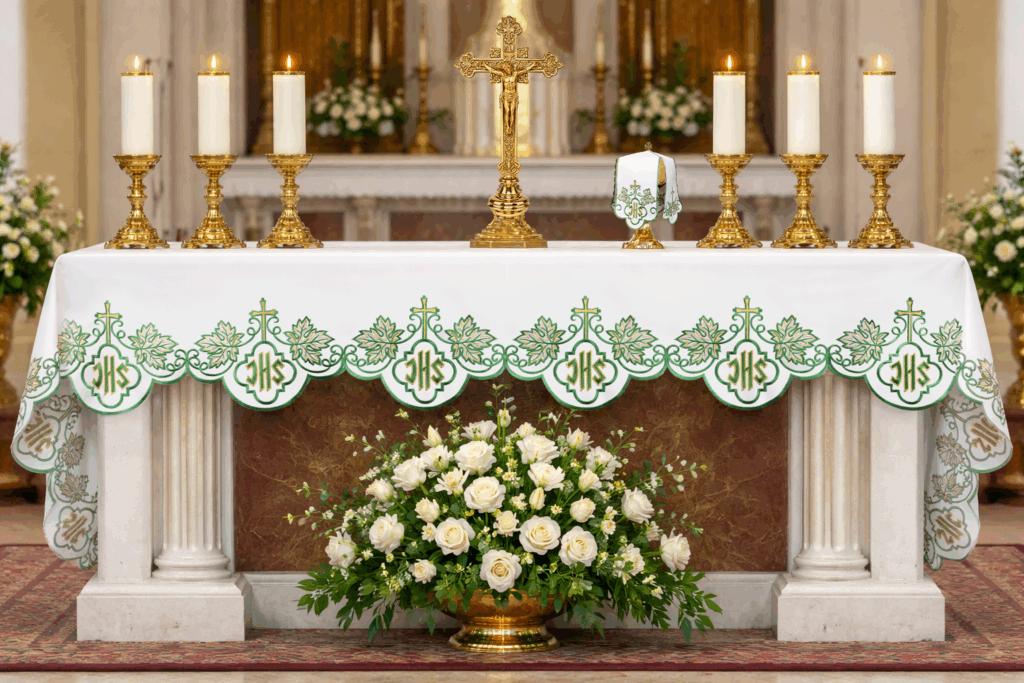 OBRUSY OŁTARZOWE — TRADYCJA, FUNKCJA I WSPÓŁCZESNA ESTETYKA