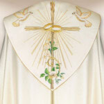 Kapa haftowana ślubna „Primavera”