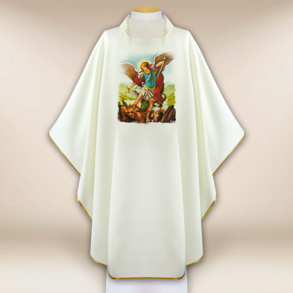 Ornat z wizerunkiem Michał Archanioł Ornat z wizerunkiem Michał Archanioł